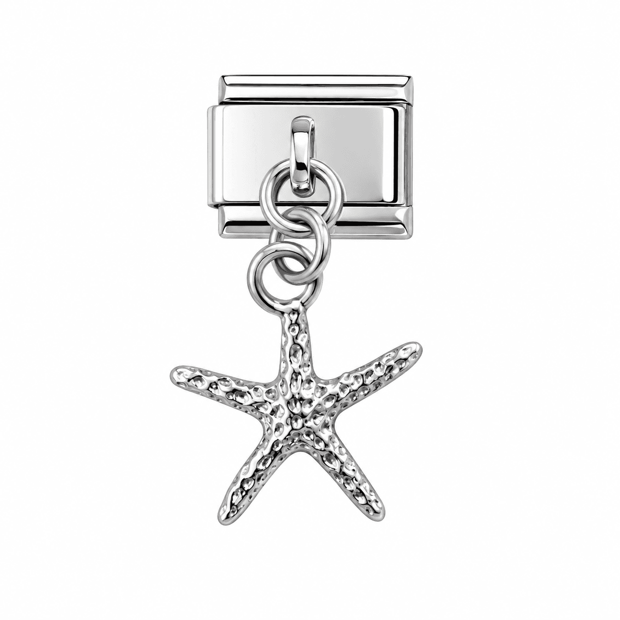 Charm colgante estrella mar plateada — imagen 1