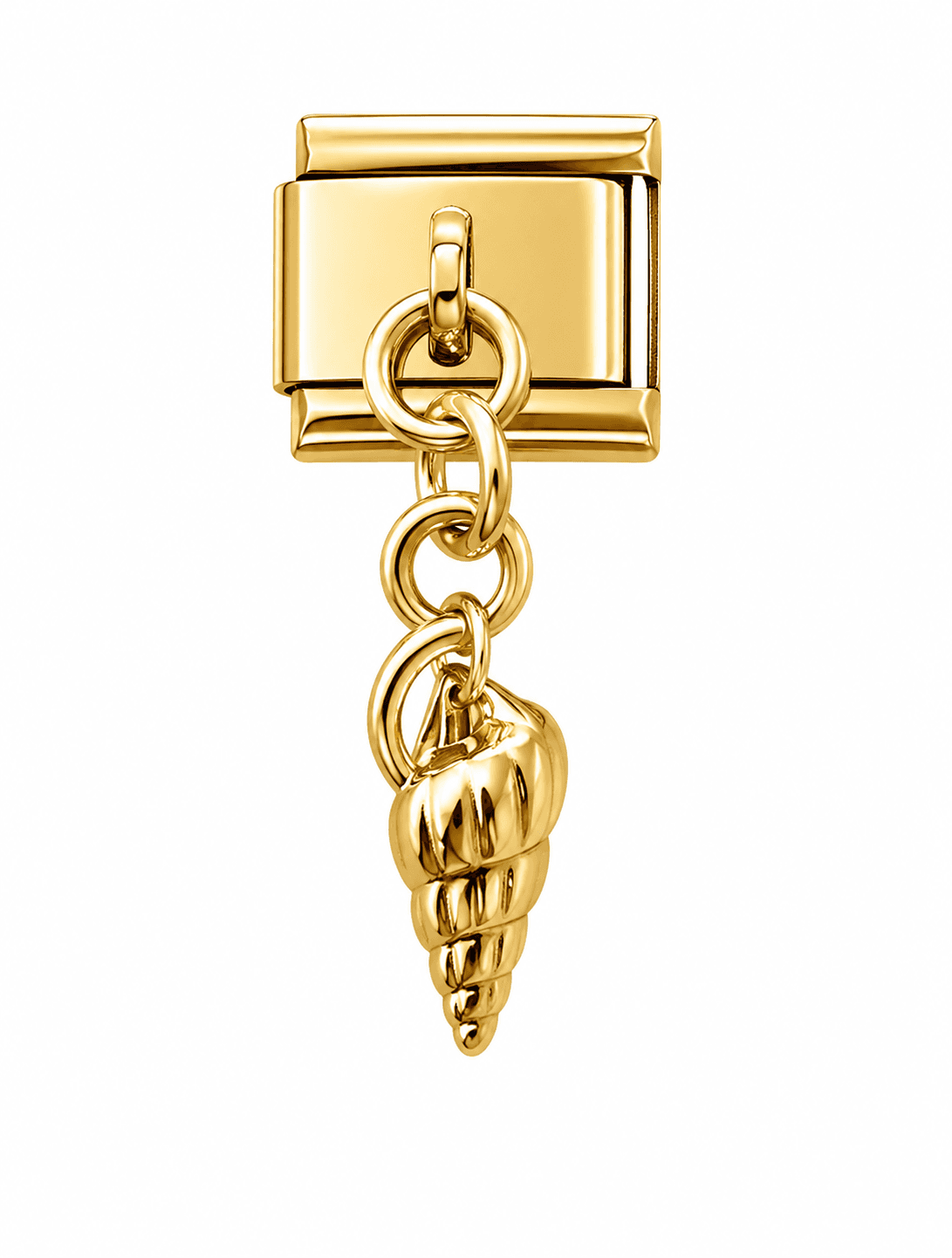 Charm colgante caracol dorado — imagen 1