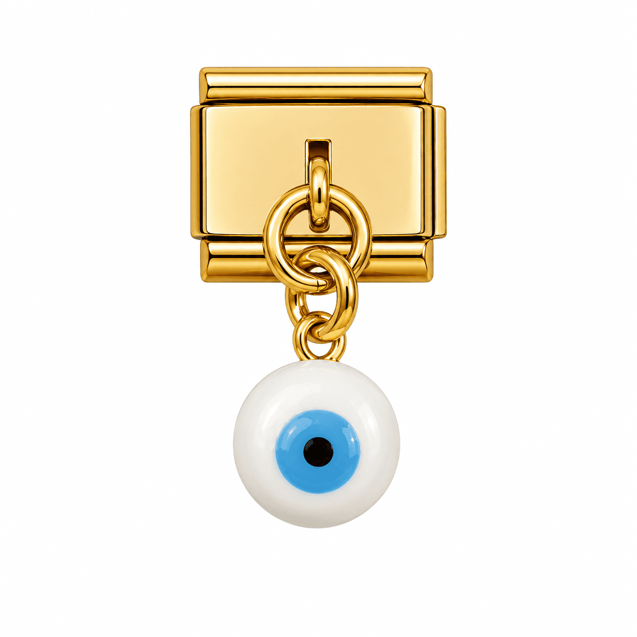 Charm Dorado - Ojo Turco — White — imagen 1