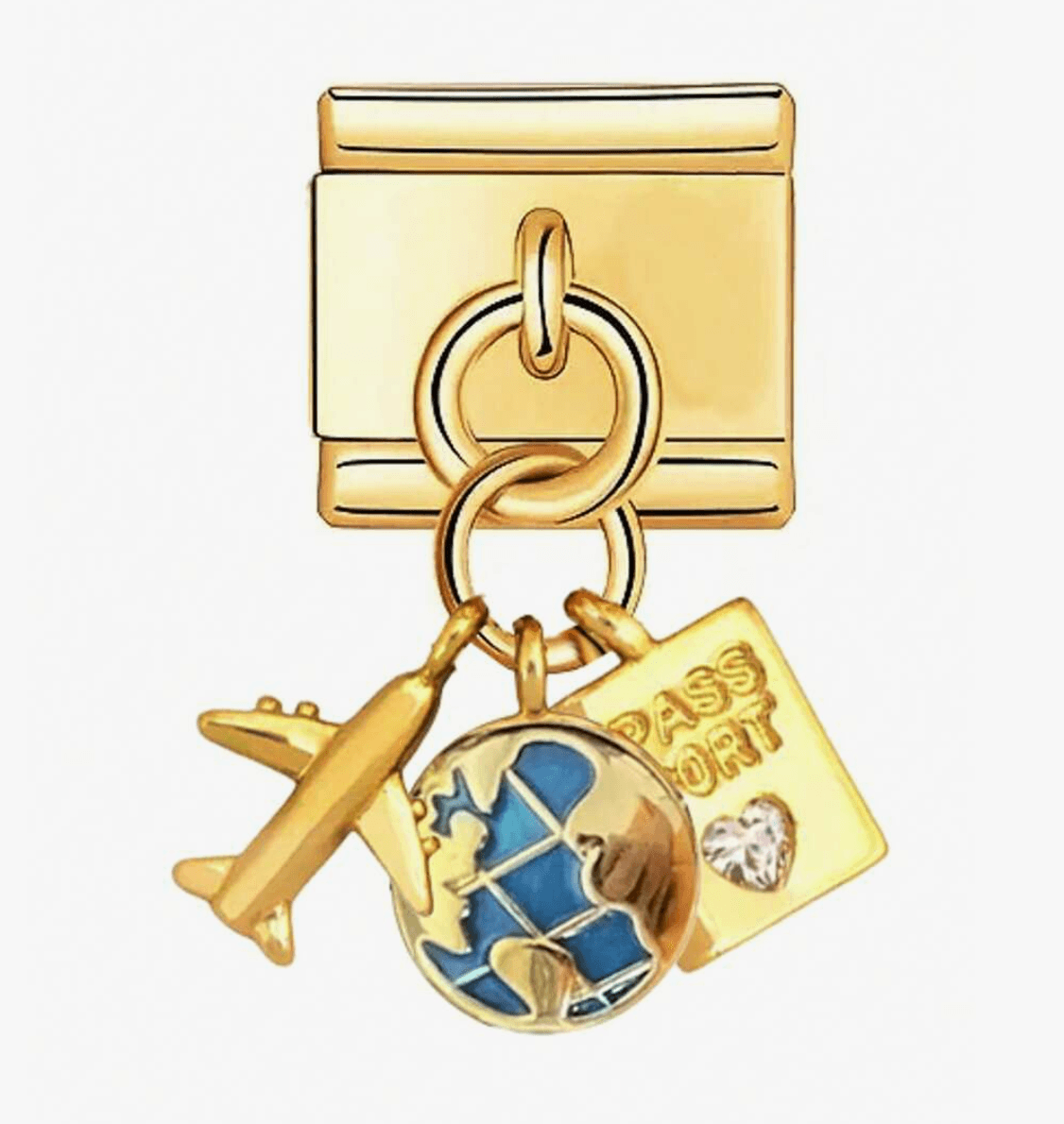 Charm Colgante viaje dorado — imagen 1