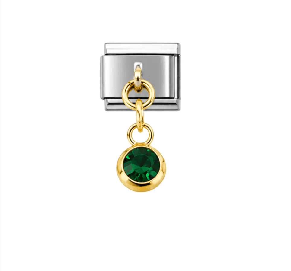 Charm Crystal Spark — Dark Green